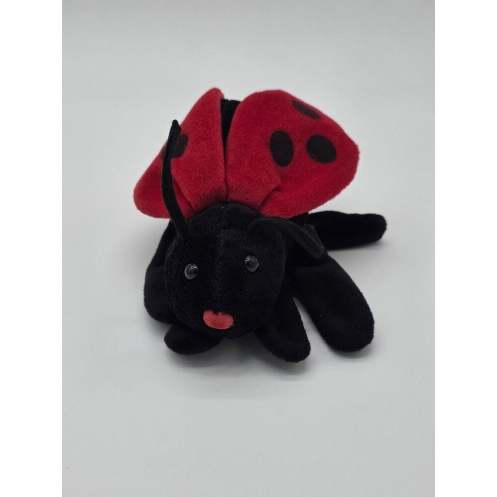 Plush Creations Hand Glove Puppet Red Black Ladybug Stuffed Toy Pretend Play